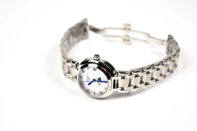Longines DolceVita Moonphase White Mother-of-Pearl Dial Quartz Watch 6