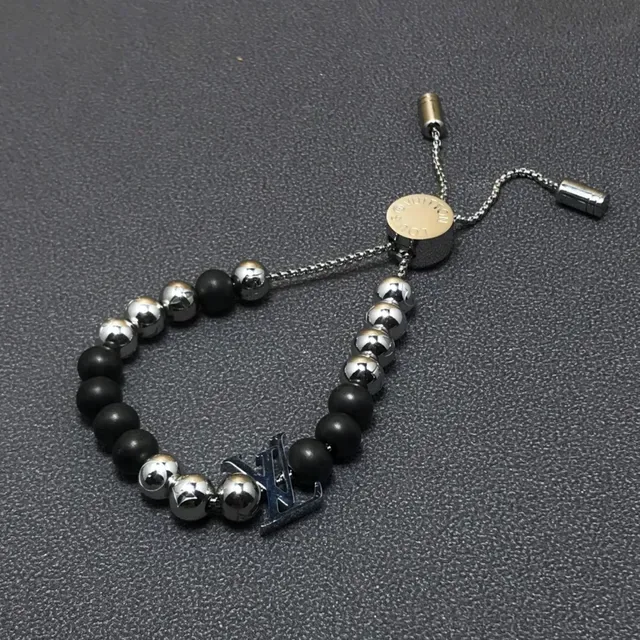 Louis Vuitton Beaded Monogram Charm Bracelet 2