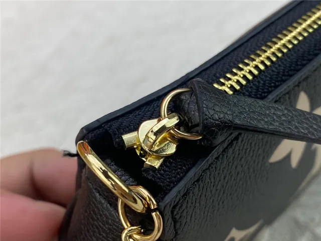 Louis Vuitton Beige Gold Monogram-Printed Leather Floral Motifs Chain Bag 13
