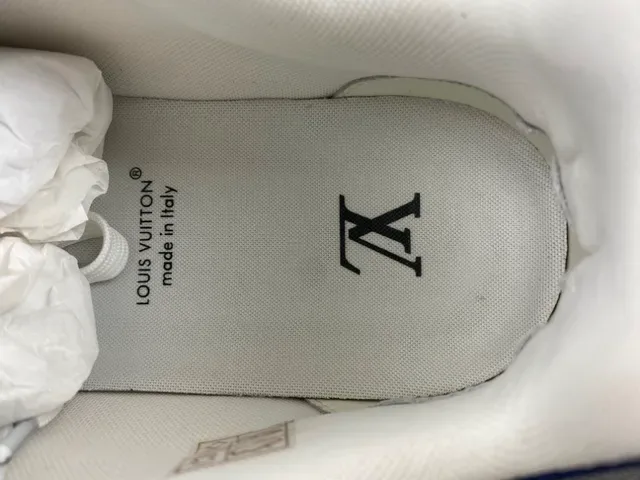 Louis Vuitton Chaussures Lifestyle Semelle Épaisse Stratifiée Avec Tige En Denim Bleu Blanc 7