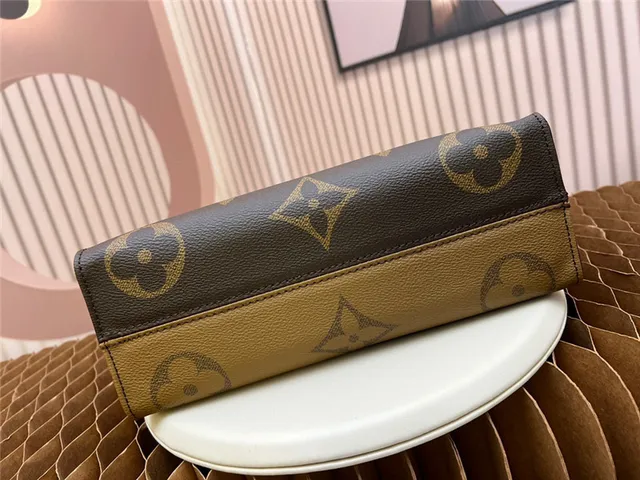 Louis Vuitton Brown Beige Monogram Canvas Tan Leather Trim Boston Bag 7