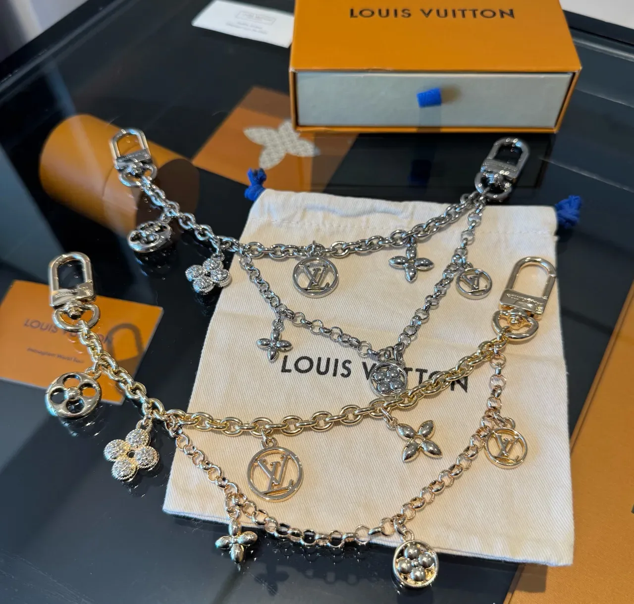 Louis Vuitton حقيبة تاتو مونوغرام كانفاس بني بيج حافة جلد فاشيتا 2
