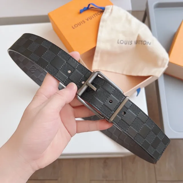 Louis Vuitton Damier Graphite Cinto de couro 3