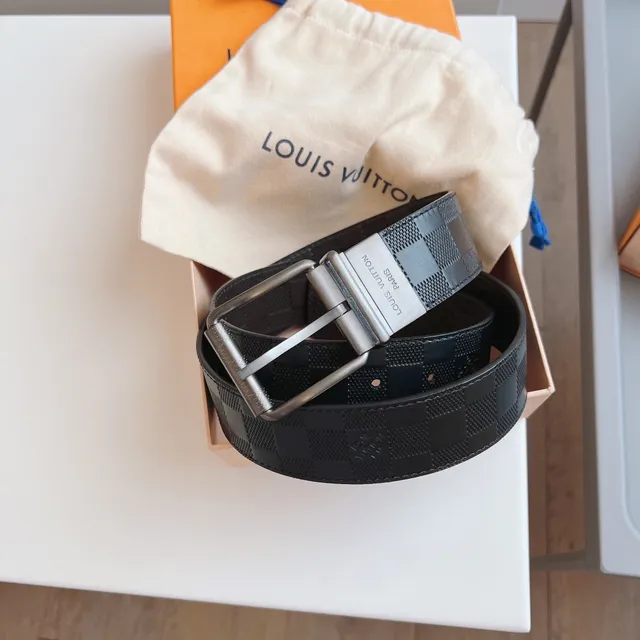 Louis Vuitton Damier Graphite Cinto de couro 7