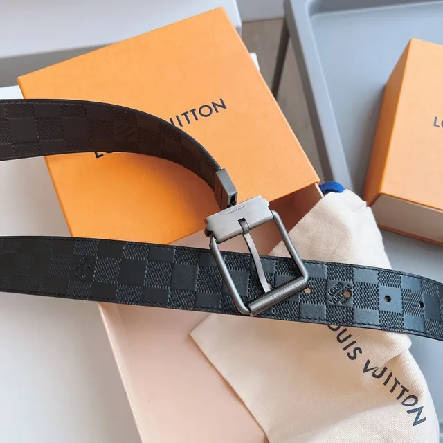 Louis Vuitton Damier Graphite Cinto de couro 9