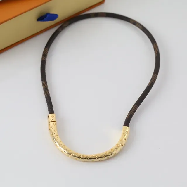 Louis Vuitton Double-Wrap Monogram Leather and Gold-Tone Bracelet 8