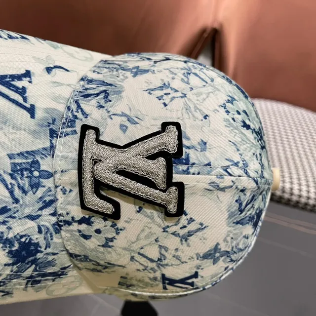Louis Vuitton Floral Monogram Printed Baseball Cap 7