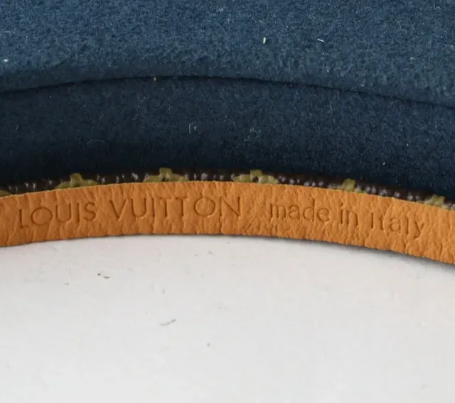 Louis Vuitton Heart Bracelet Brown Monogram Leather Gold-Tone Bracelet 2