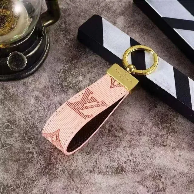 Louis Vuitton Key Holder Red Gold Embossed Monogram Textured Epi Leather Handbag 6