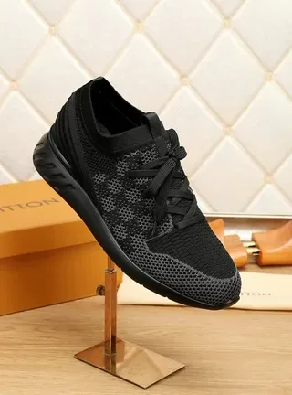 Louis Vuitton Knit Monogram Black Lifestyle Sneakers 9