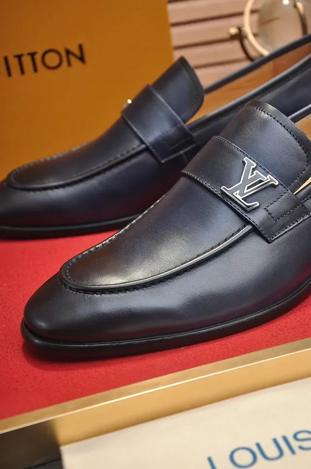 Louis Vuitton Loafer Black Leather Penny Loafer 2