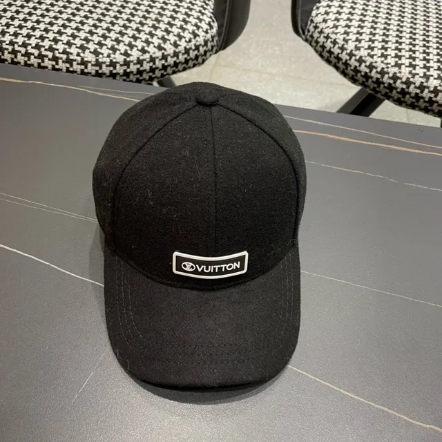 Louis Vuitton Logo Patch Wool Baseball Cap 9
