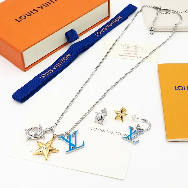 Louis Vuitton LV Aquatics Multi-Charm Enamel Pendant Necklace 2