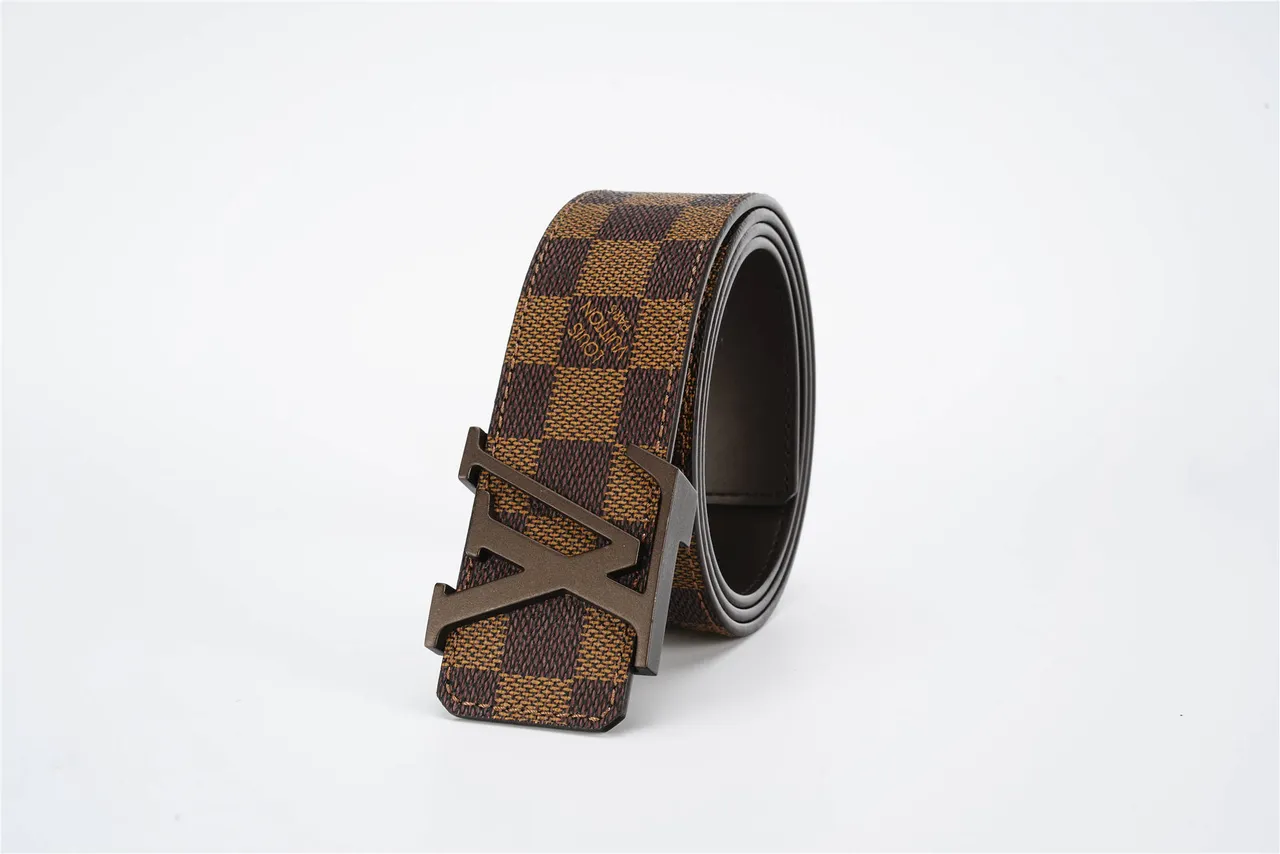 Louis Vuitton LV Initiales Damier Ebène Reversible Leather Belt 6