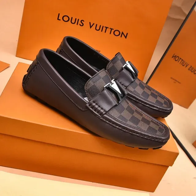 Louis Vuitton LV Loafer Brown Damier Ebène Canvas Loafers 8