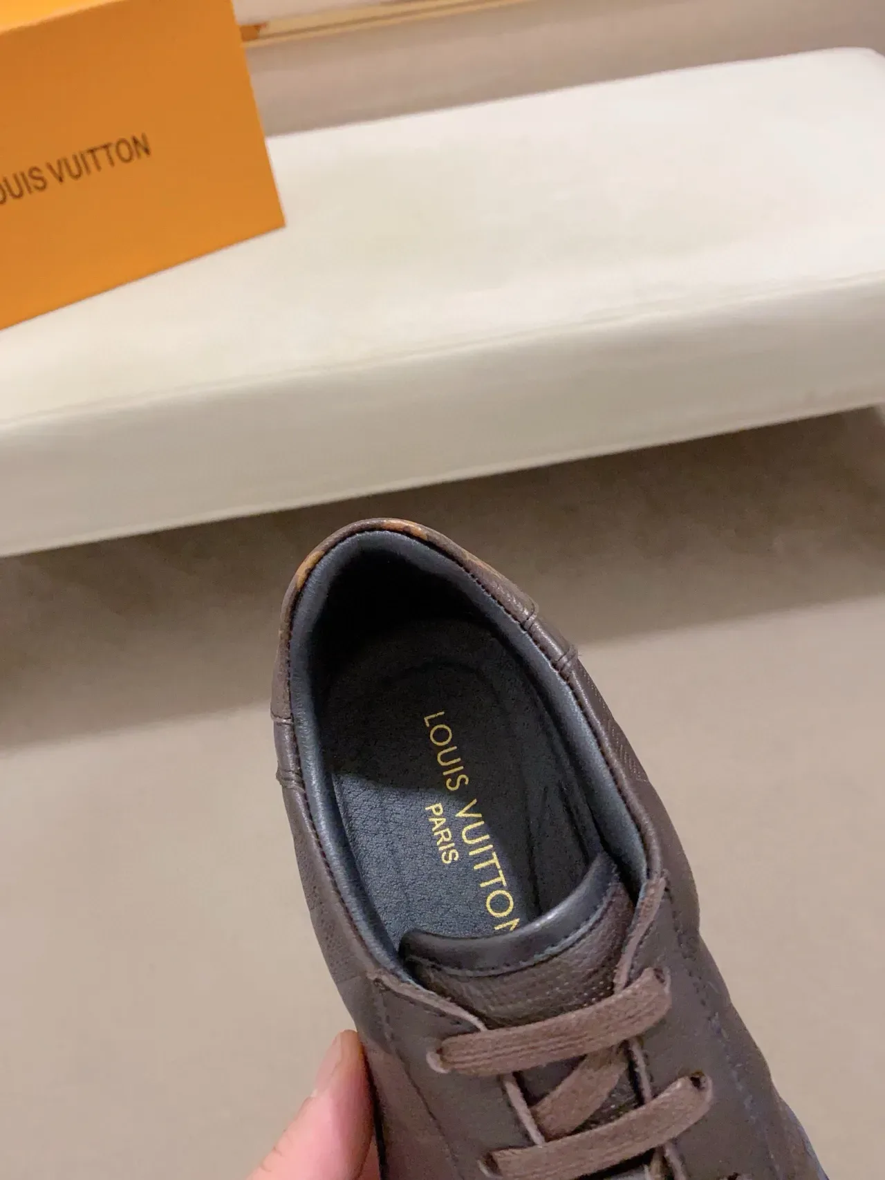 Louis Vuitton LV Trainer Dark Brown Monogram Lifestyle Sneakers 6