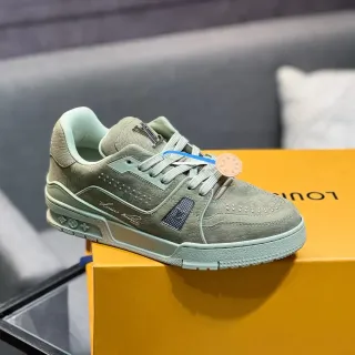 Louis Vuitton LV Trainer Zapatillas Estilo de Vida Verde Sage