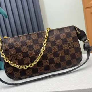 Louis Vuitton Mahjong Bag Damier Ebène Underarm Bag