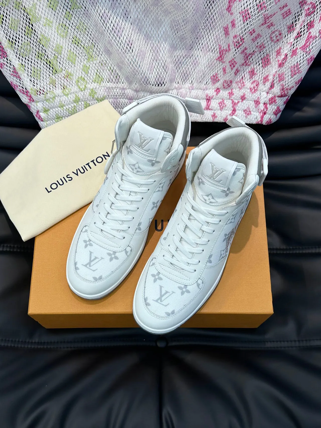 Louis Vuitton Monogram Canvas High-Top Lifestyle Sneakers 3