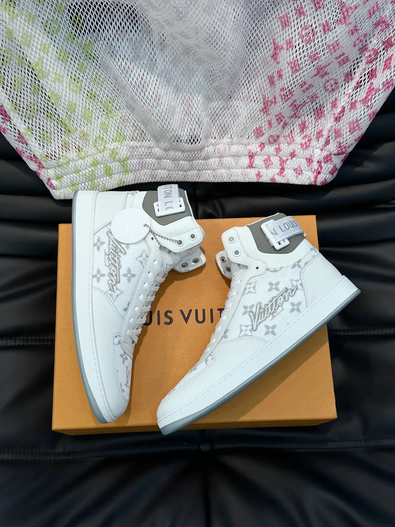 Louis Vuitton Monogram Canvas High-Top Lifestyle Sneakers 8