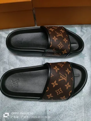Louis Vuitton Monogram Canvas Slide Slippers 7