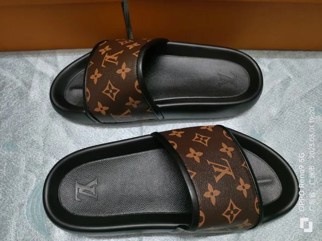 Louis Vuitton Monogram Canvas Slide Slippers 8