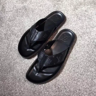 Louis Vuitton Monograma Sandalia de Dedo de Cuero