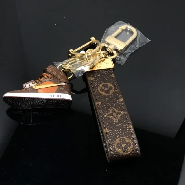 Louis Vuitton Monogram Mini Sneaker Keychain Strap Saddle Bag 2