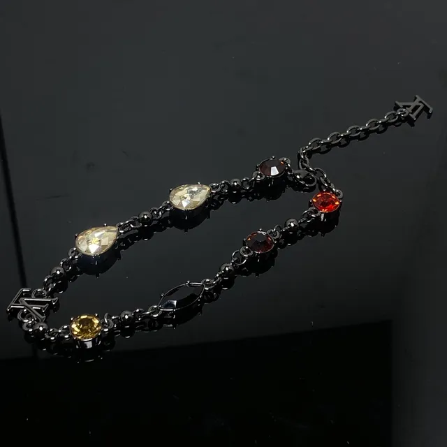 Louis Vuitton Multi-Gemstone Monogram Charm Bracelet 2