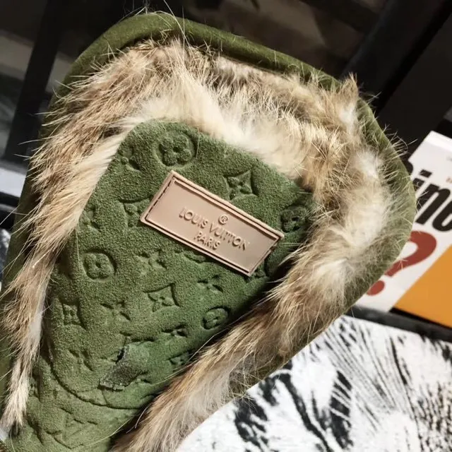 Louis Vuitton Quilted Monogram Shearling-Lined Knee Boots 6