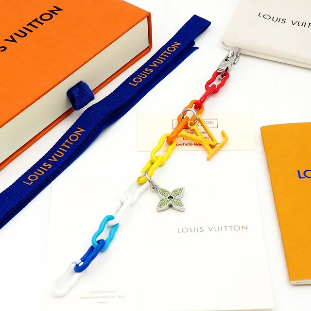 Louis Vuitton Rainbow Charms Multicolor Resin Chain Bracelet 3