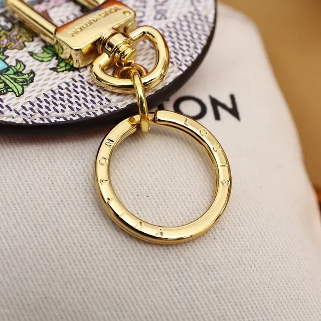 Louis Vuitton White Multicolor Embroidered Circular Charm Drawstring Cotton Pouch Handbag 5