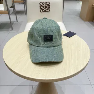 Louis Vuitton Woven Green Baseball Cap