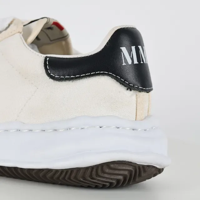 Maison Margiela Beige Black Deconstructed Layered Toe Cap Lifestyle Sneakers 4