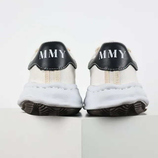 Maison Margiela Beige Black Deconstructed Layered Toe Cap Lifestyle Sneakers 8