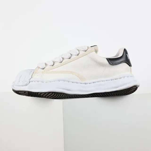 Maison Margiela Beige Black Deconstructed Layered Toe Cap Lifestyle Sneakers 9