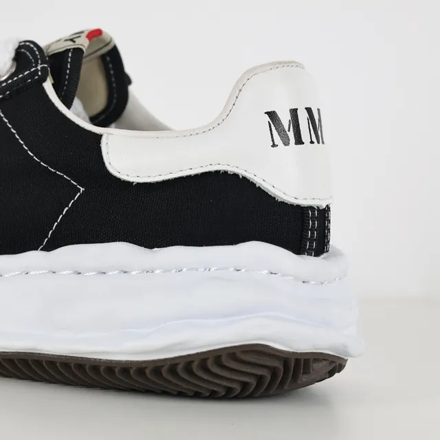 Maison Margiela Black White Deconstructed Wrinkled Toe Cap Lifestyle Sneakers 4