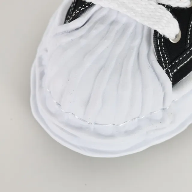 Maison Margiela Black White Deconstructed Wrinkled Toe Cap Lifestyle Sneakers 5