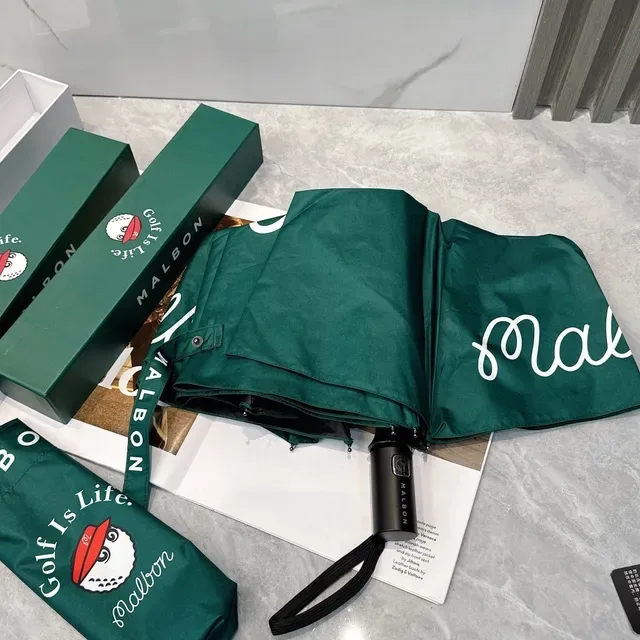 Malbon Golf Green Red Printed Graphic Canopy Character Handbag 4