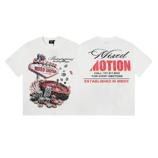Camiseta oversized con estampado gráfico Mixed Emotion Mixed Motion