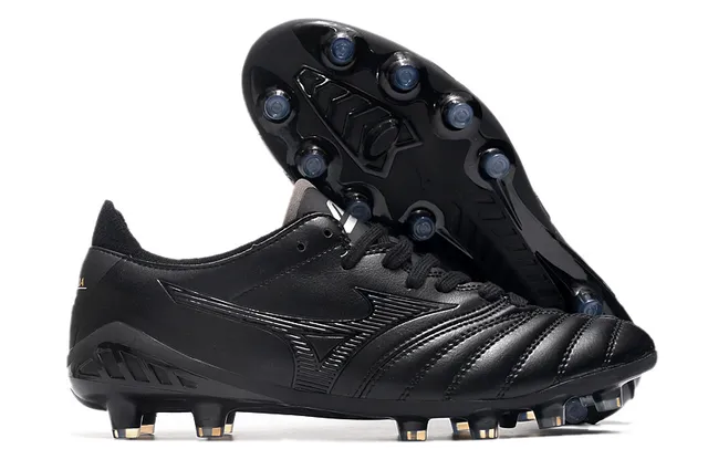 Mizuno Morelia Neo Cyan and Copper Chaussures de Football Terrain Ferme 11
