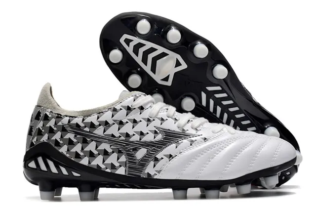 Mizuno Morelia Neo Cyan and Copper Chaussures de Football Terrain Ferme 17