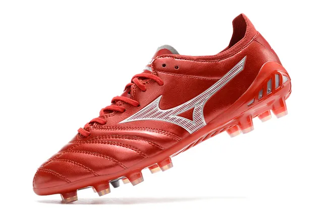 Mizuno Morelia Neo Cyan and Copper Chaussures de Football Terrain Ferme 24