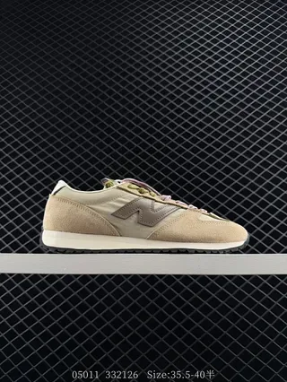 New Balance 237 Beige Marrón En Capas Ante Y Nylon Superior Silueta Retro Runner Sneakers Lifestyle 2