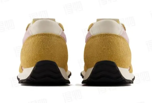 New Balance 327 Jaune moutarde Rose Rouge Sneakers lifestyle 3