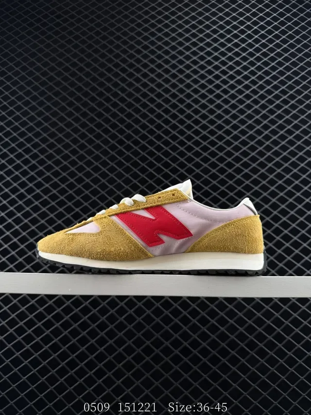 New Balance 471 أحذية رياضية بأسلوب حياة ريترو من السويدي البيجي مع الشبك 4