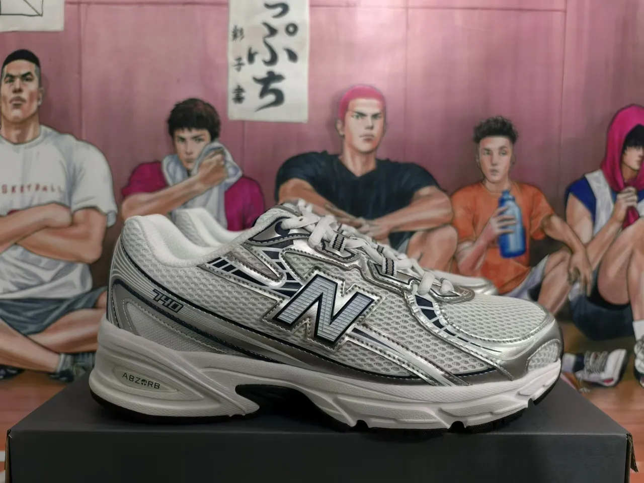 New Balance 710 White Silver Black tênis de corrida 4