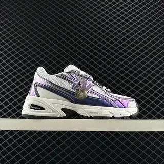New Balance 740 Iridescent Purple Gradient Chunky Sneakers