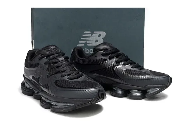 New Balance 9060 Preto Monocromo Estilo de Vida Tênis 5