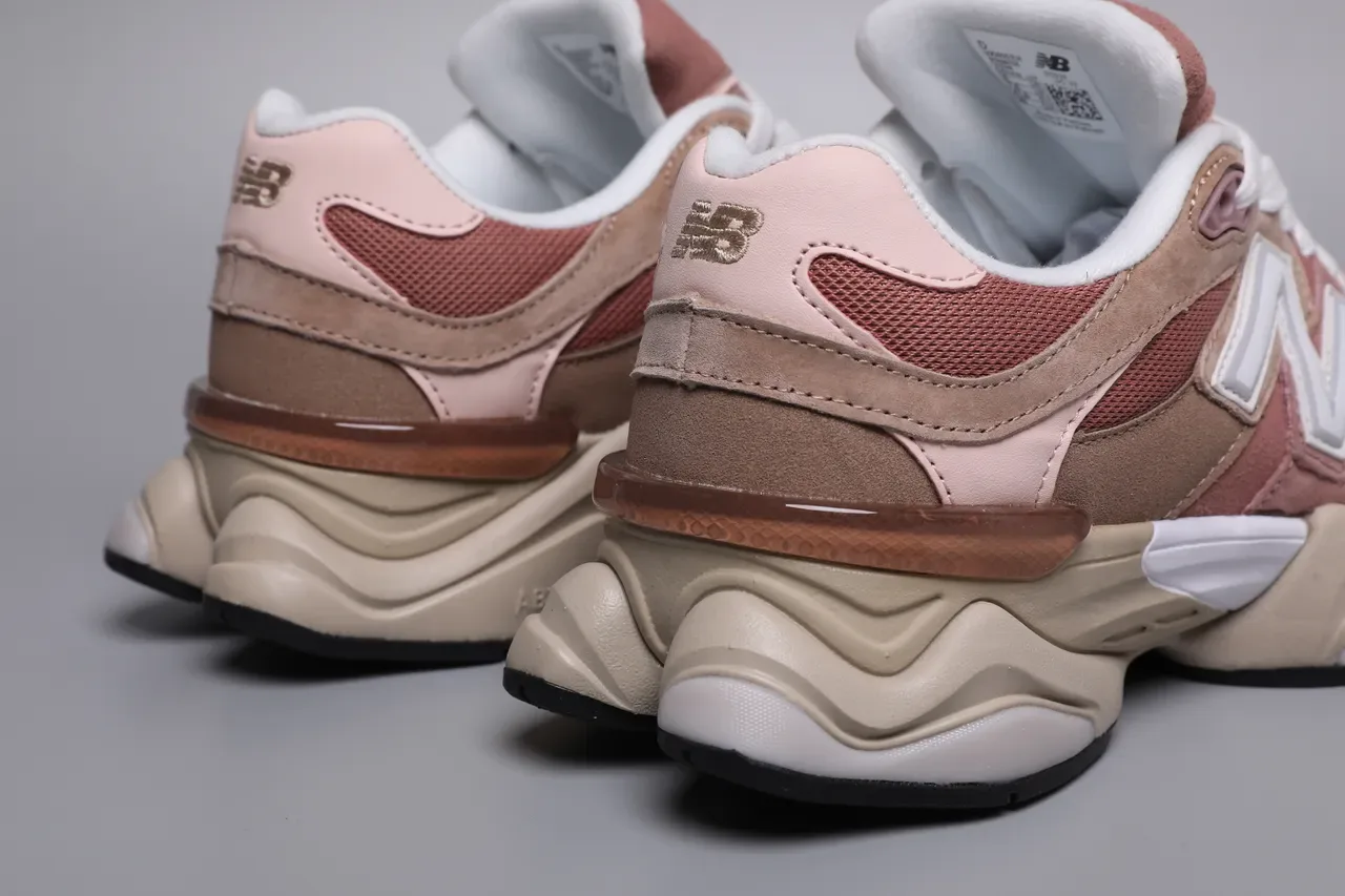 New Balance 9060 Dusty Rose Beige sneakers lifestyle 2